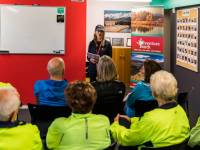 Pre-trip briefing at the Adventure South NZ depot |  <i>Lachlan Gardiner</i>
