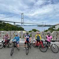 The purpose built cycleway joins together all the bridges of the Seto Inland Sea | Will Turner