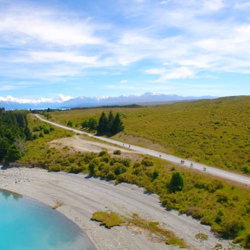 Nothing beats cycling beneath the mighty Aoraki/Mt Cook