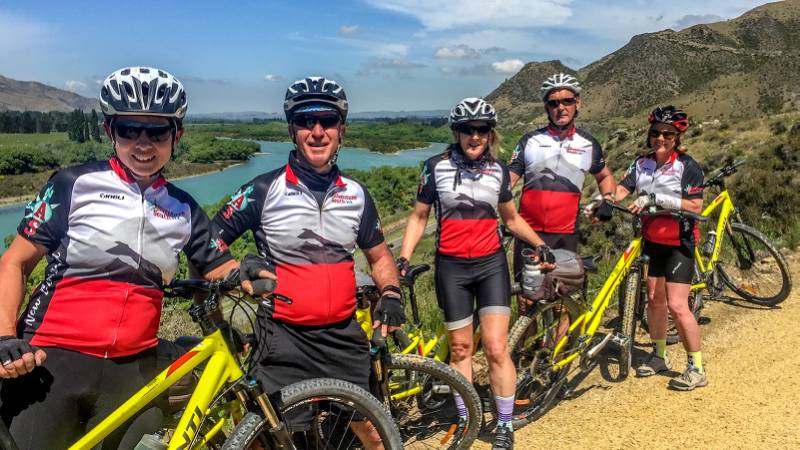 Adventure South NZ group on the Alps to Ocean Cycle Trail |  <i>Ross Dunn</i>