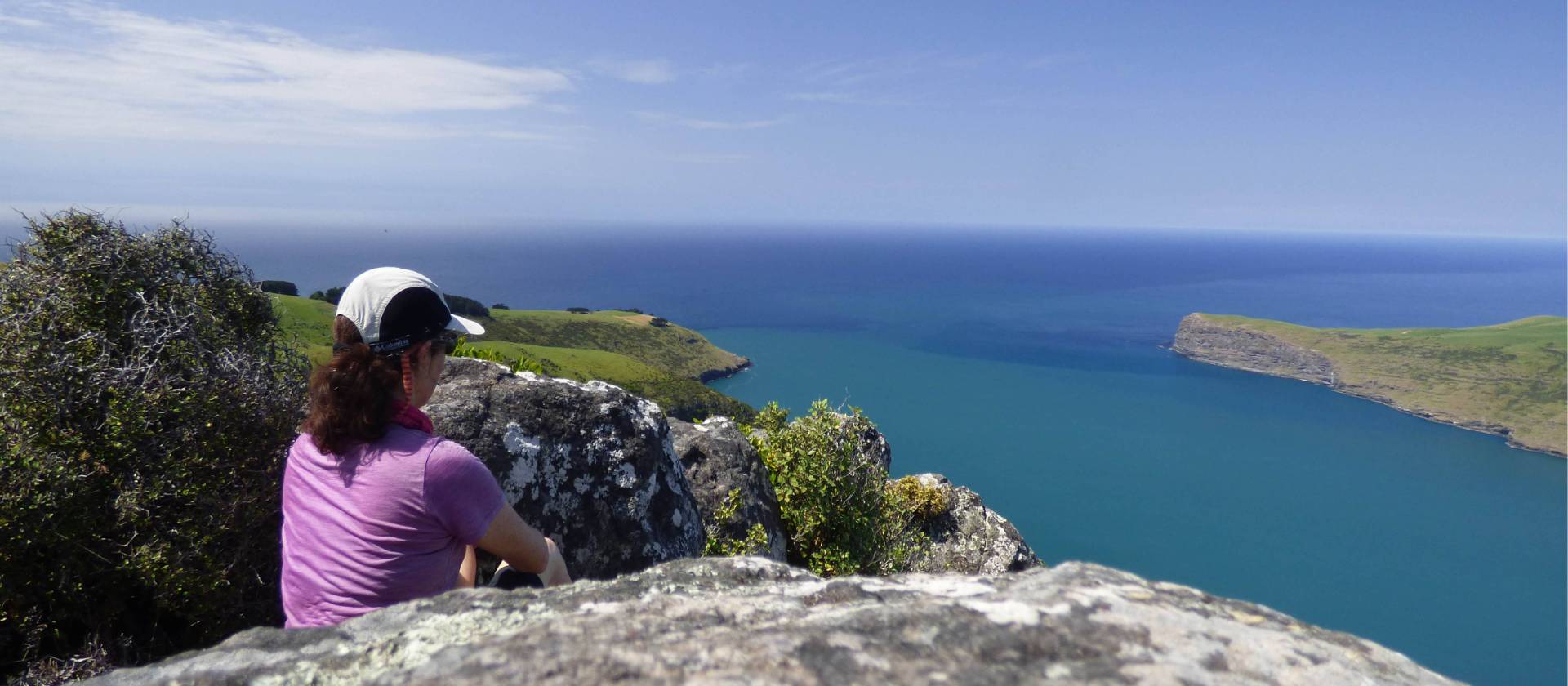 Sitting and soaking up the views from the Ridge Walk | Janet Oldham
