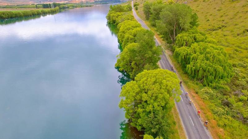 Taking in beauty of Lake Aviemore from the trail | <i>DT</i>