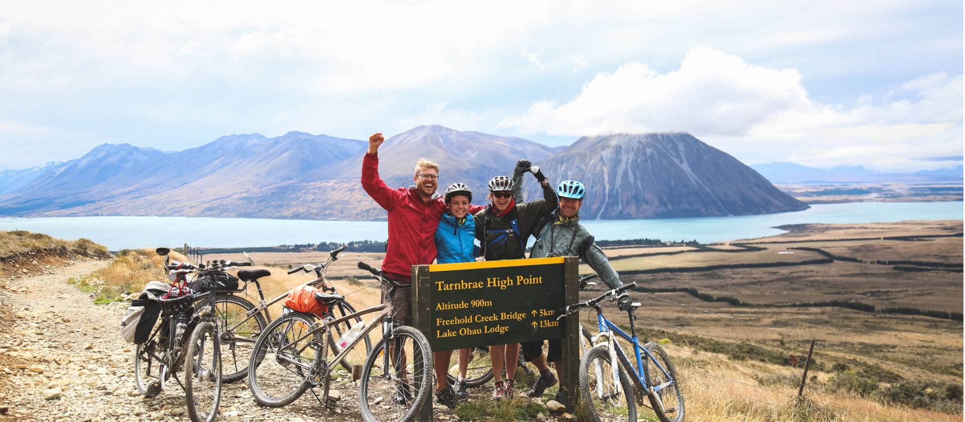Celebrating at the top of the Tarnbrae high point! | Rebecca Ryan