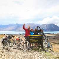 Celebrating at the top of the Tarnbrae high point! | Rebecca Ryan