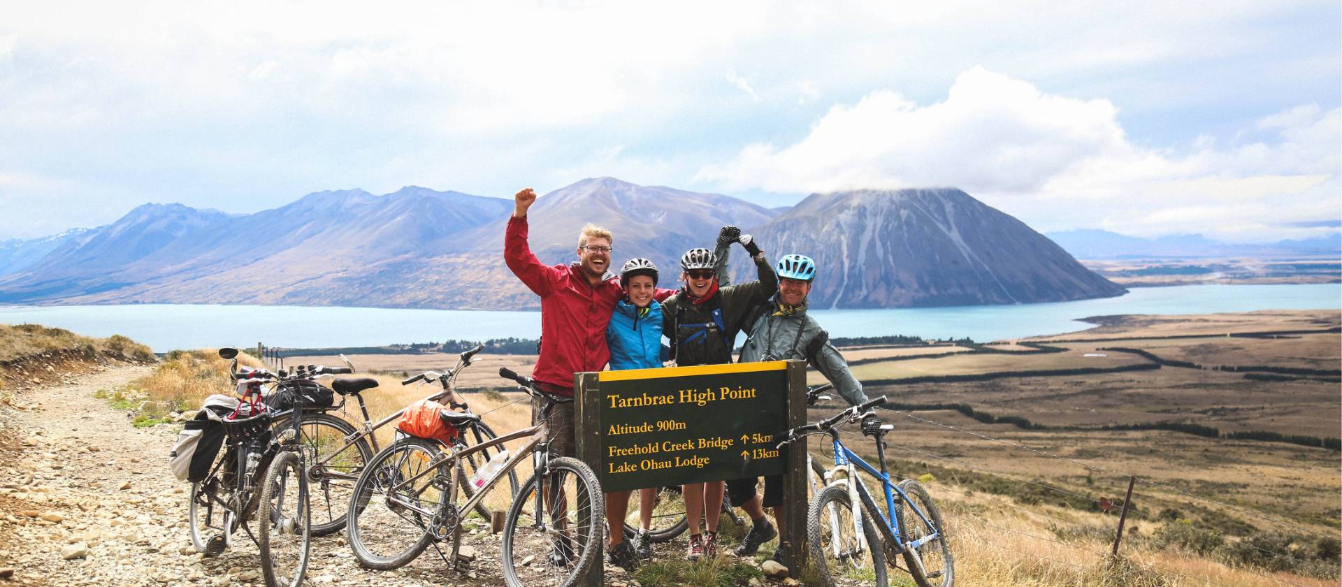 Celebrating at the top of the Tarnbrae high point! | Rebecca Ryan