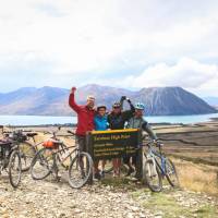 Celebrating at the top of the Tarnbrae high point! | Rebecca Ryan