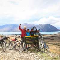 Celebrating at the top of the Tarnbrae high point! | Rebecca Ryan