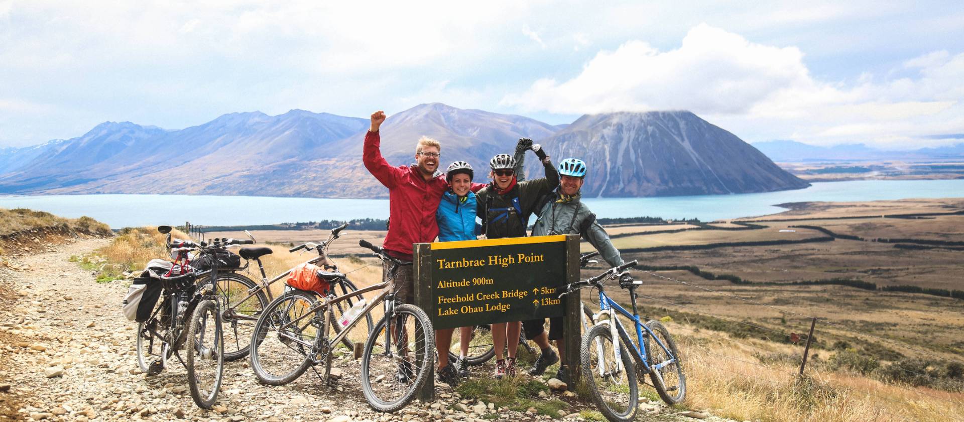 Celebrating at the top of the Tarnbrae high point! | Rebecca Ryan