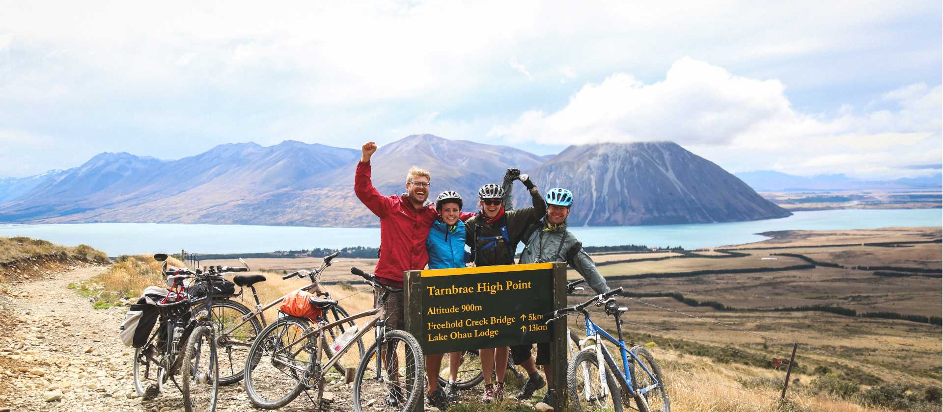 Celebrating at the top of the Tarnbrae high point! | Rebecca Ryan