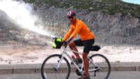Riding past thermal activity in Japan |  <i>Adventure South</i>
