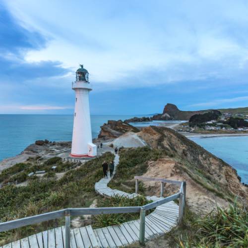 Explore Castlepoint lighthouse in the Wairarapa region