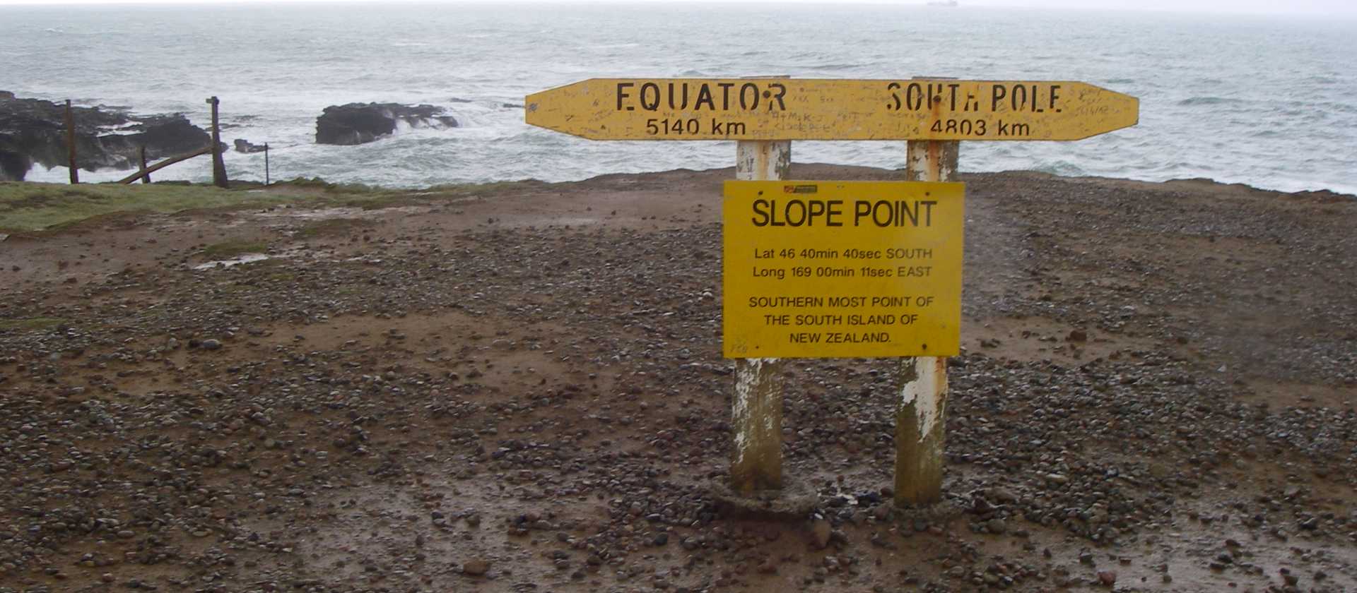 Slope Point. New Zealand's southern most point. | Sandra Appleby