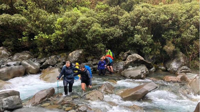 One of many river crossings on Goat Pass |  <i>Adventure South NZ</i>