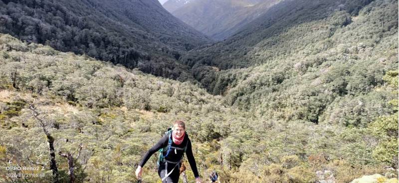 Emerging at the top of Dudley's Knob in Goat Pass. |  <i>Adventure South NZ</i>