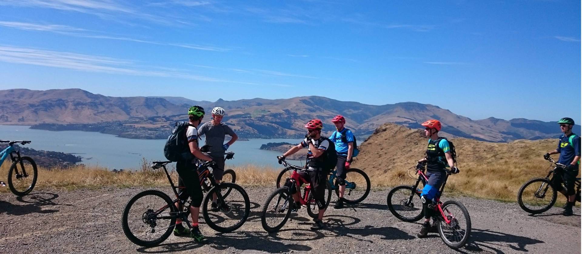 Mountain biking group takes a break in another fantastic location | Alain Goerens