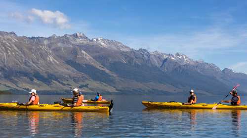 Kayak out to Wawahi Waka Pigeon Island and explore on foot! Experience the Wawahi Waka Pigeon Island Hut and the beauty of Whakatipu Waimaori - Lake Wakatipu! | Izzi Barton