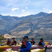 Kayak out to Wawahi Waka Pigeon Island and explore on foot! Experience the Wawahi Waka Pigeon Island Hut and the beauty of Whakatipu Waimaori - Lake Wakatipu! | Izzi Barton