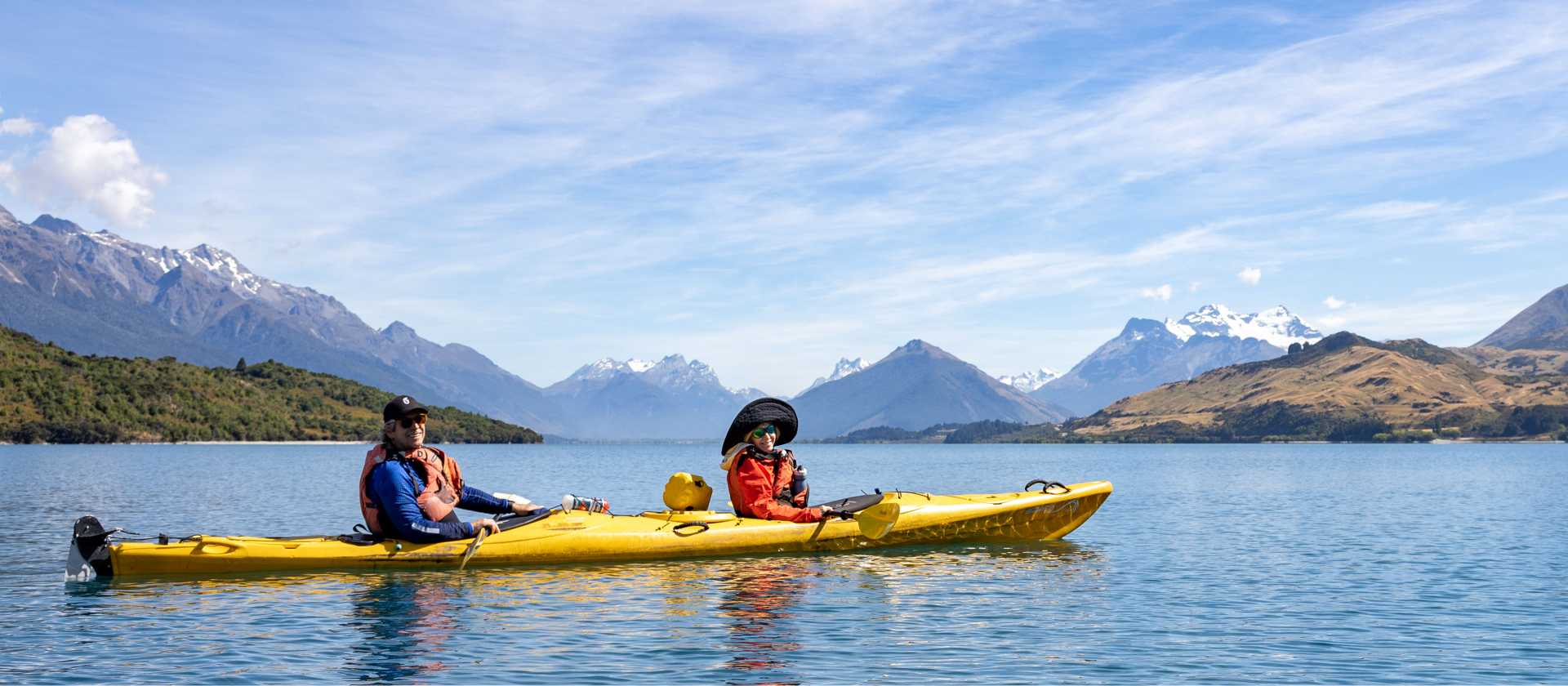 Kayak out to Wawahi Waka Pigeon Island and explore on foot! Experience the Wawahi Waka Pigeon Island Hut and the beauty of Whakatipu Waimaori - Lake Wakatipu! | Izzi Barton