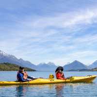 Kayak out to Wawahi Waka Pigeon Island and explore on foot! Experience the Wawahi Waka Pigeon Island Hut and the beauty of Whakatipu Waimaori - Lake Wakatipu! | Izzi Barton