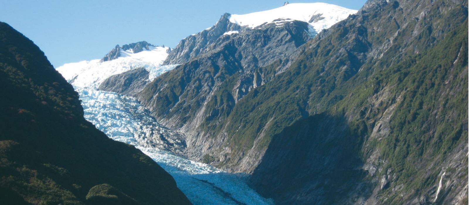 Fox Glacier is a 13km long glacier located in Westland National Park on New Zealand's South Island