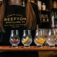 Gin tasting at Reefton Distiling Co