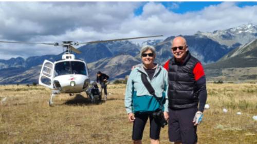 Helicopter Ride over the Tasman River | Hana Black