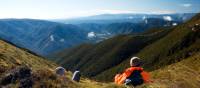 Hikers admiring the view in Kahurangi National Park | www.nelsontasman.nz