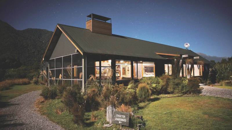 Spend a night in the luxury, backcountry Martin's Bay Lodge |  <i>Hollyford Track</i>