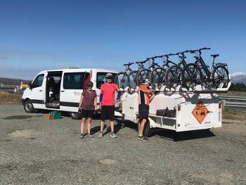 An Adventure South NZ support vehicle in all its glory! |  <i>Elaina Culbert</i>