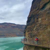 Clip on trail on the Lake Dunstan Trail | Lisa Jones