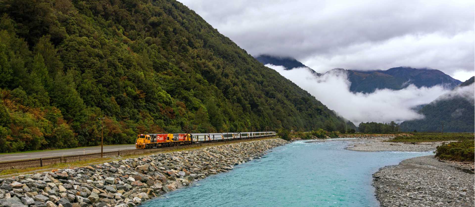 Image of the KiwiRail/Great Journeys of New Zealand TranzAlpine Train | Miles Holden