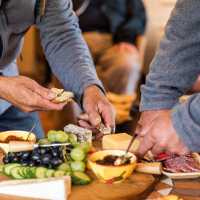 Food platter at Clyde Village Vineyard | Lachlan Gardiner