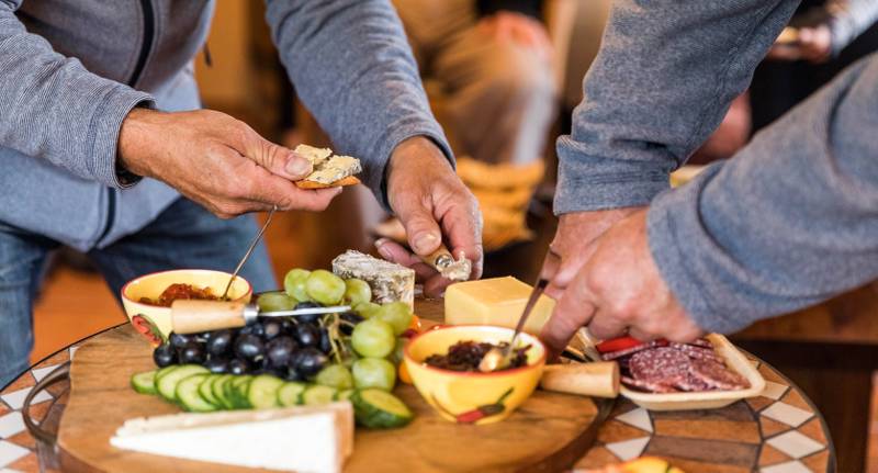 Food platter at Clyde Village Vineyard |  <i>Lachlan Gardiner</i>