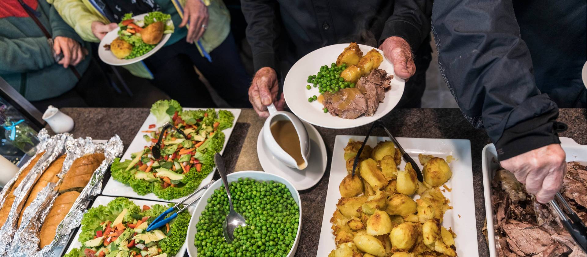 Roast Lamb and veggies at Stationside Cafe | Lachlan Gardiner