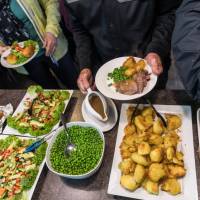 Roast Lamb and veggies at Stationside Cafe | Lachlan Gardiner