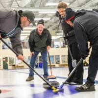 Compete with your fellow cyclists in a game of curling | Lachlan Gardiner