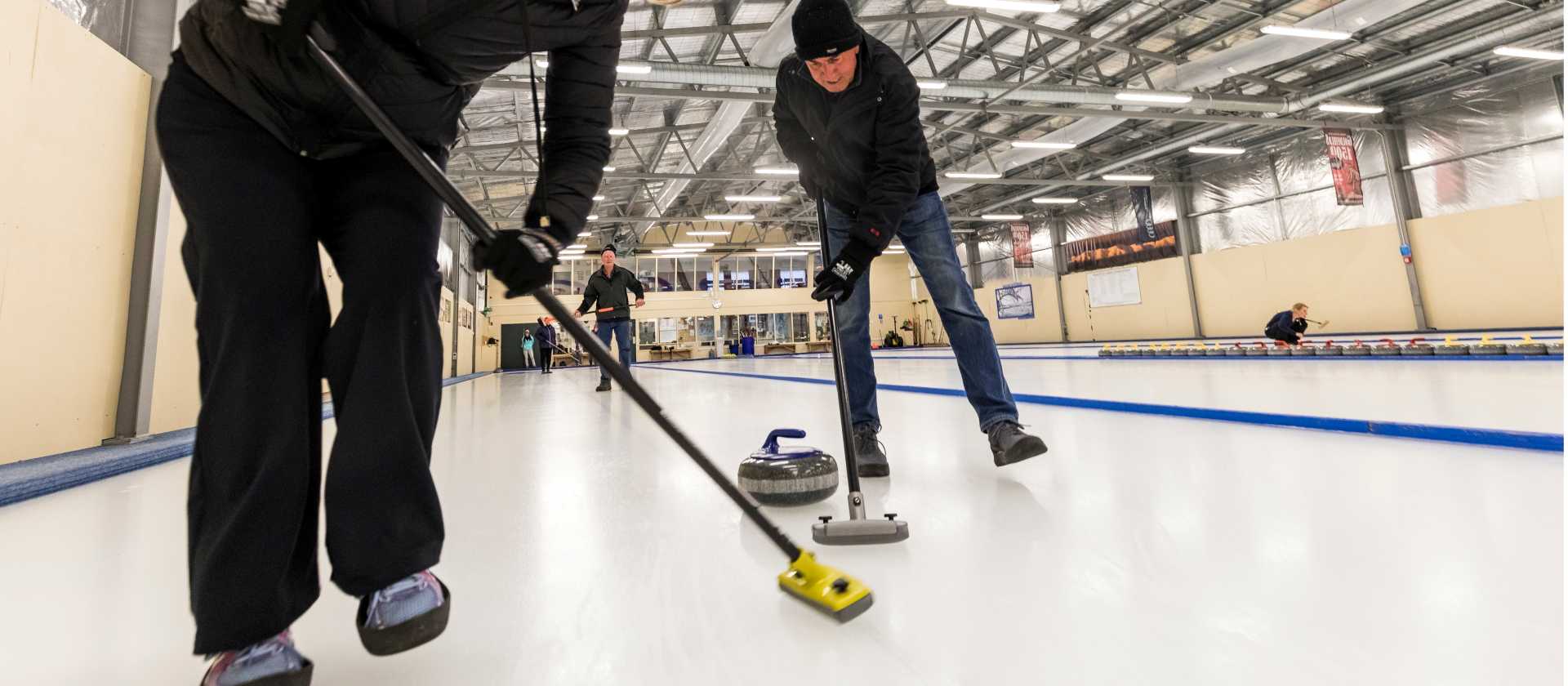 It's not every day you get to go curling on a world class curling rink! | Lachlan Gardiner
