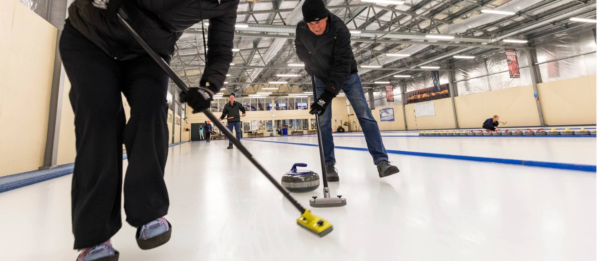It's not every day you get to go curling on a world class curling rink! | Lachlan Gardiner