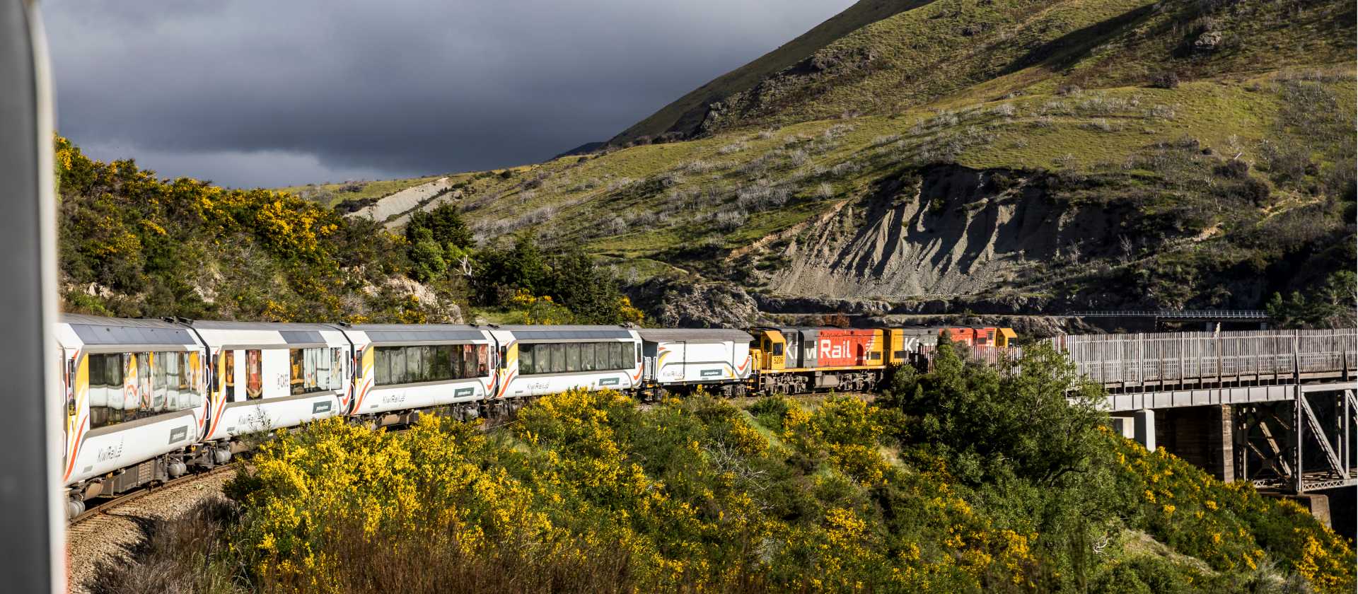 Experience the world class TranzAlpine train journey from the West Coast to Christchurch | Lachlan Gardiner
