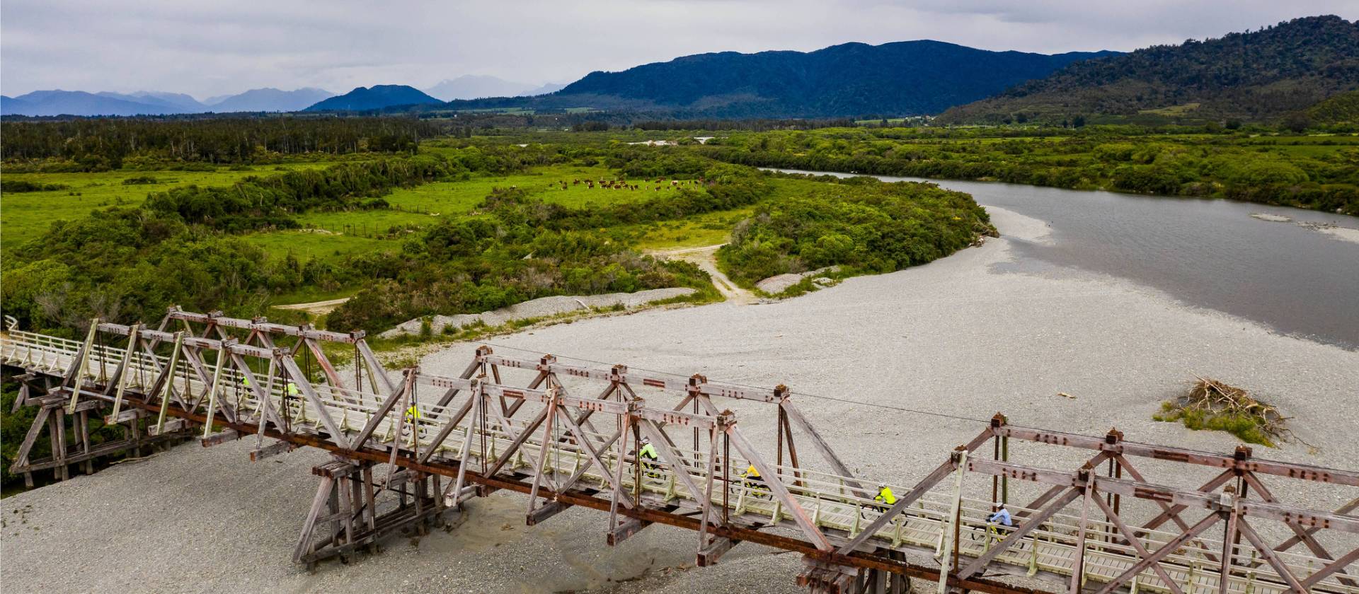 Totara River bridge crossing | Ross to Hokitika | Lachlan Gardiner