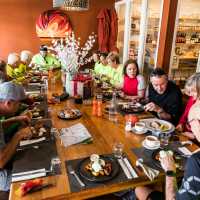 Fueling up before heading out on the trails for the day | Lachlan Gardiner
