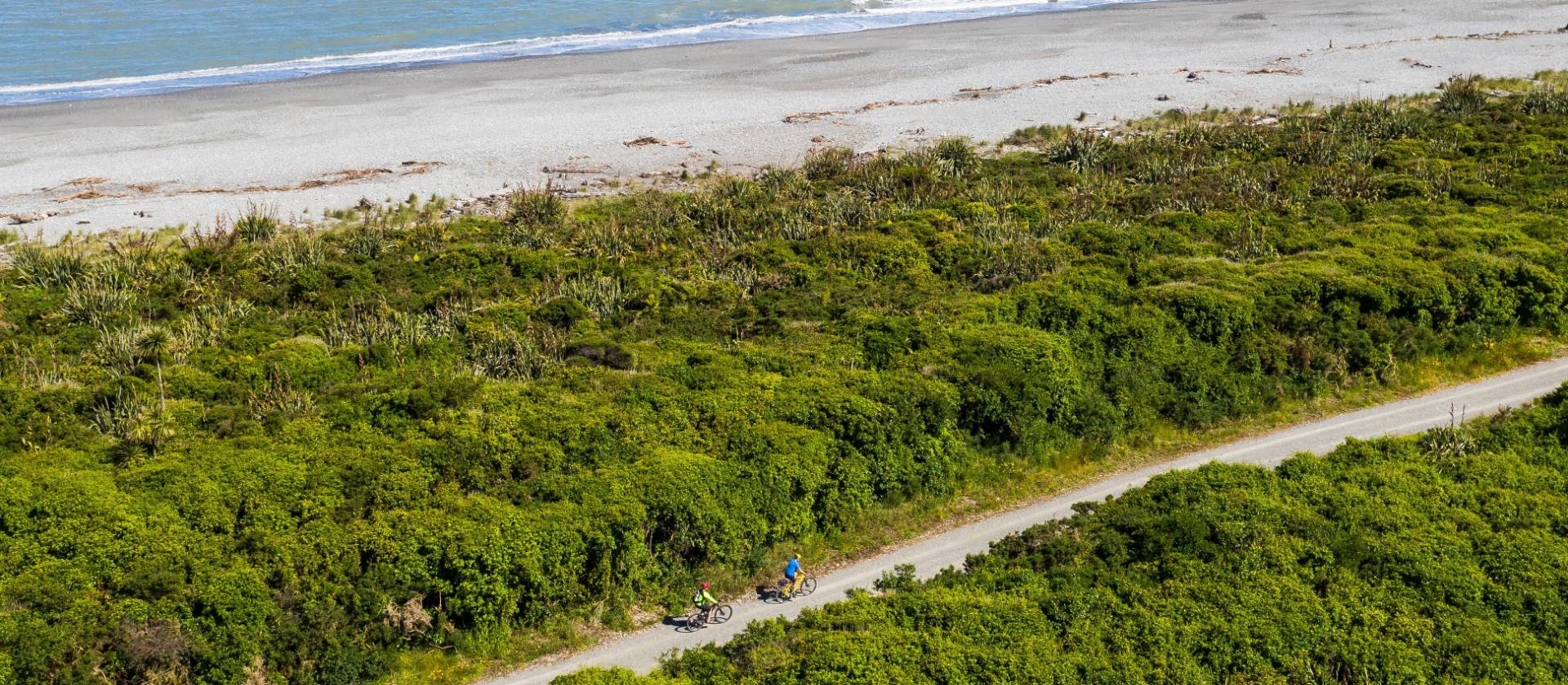 The cycle trail weaves it's way along the Tasman coastline | Lachlan Gardiner