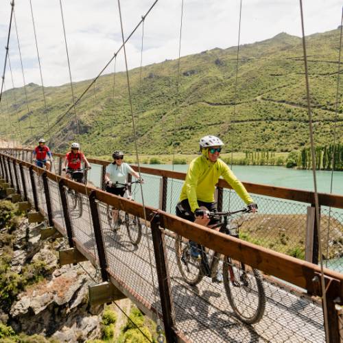Lake Dunstan Cycling Trip Clutha Gold Roxburgh Cycle NZ