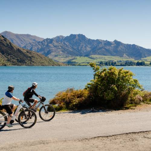 Taking in the serenity riding through Central Otago