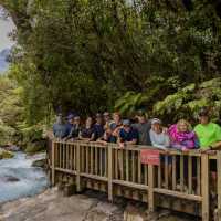 Discover the spectacular Marian Falls, secluded and stunning, in the Hollyford Valley - the perfect way to round out your overnight stay on the Milford Sound | Izzi Barton
