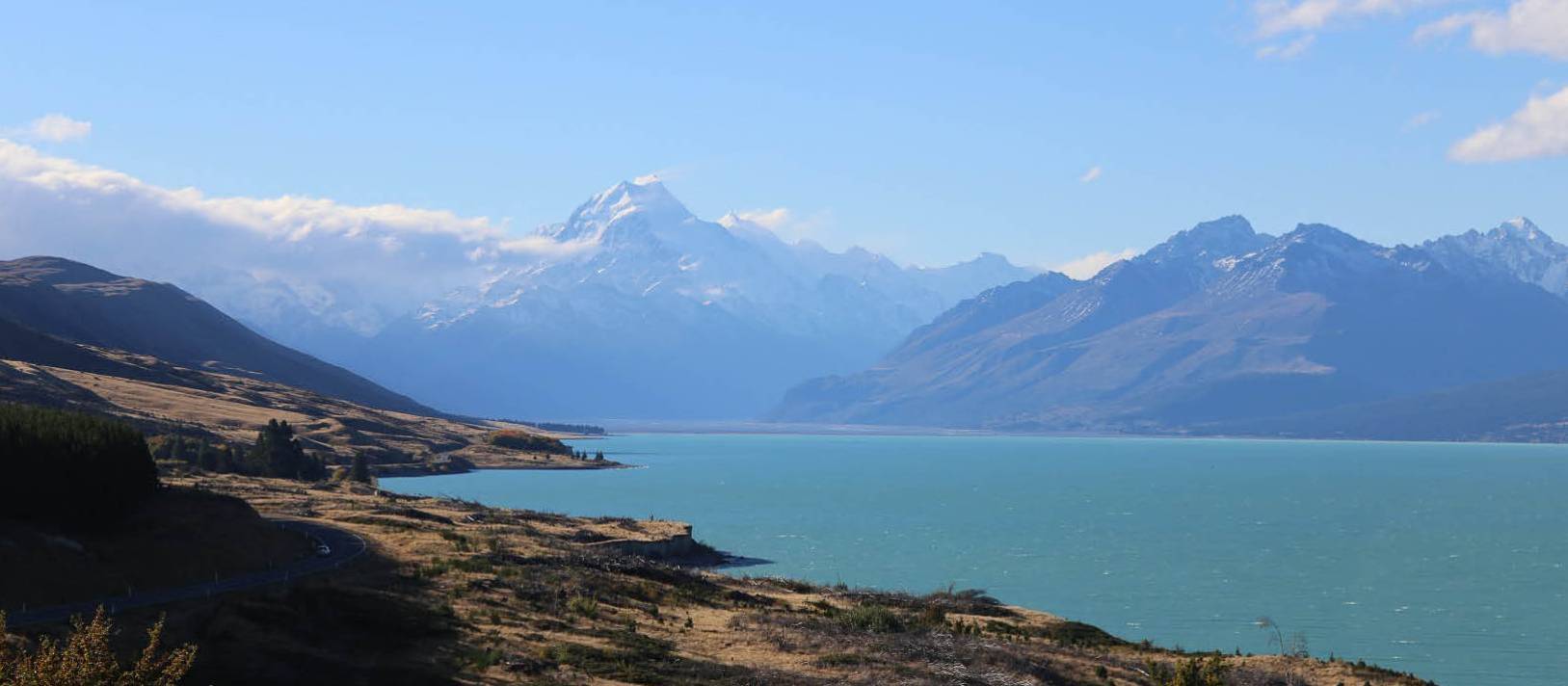 Stunning view of the mighty Aoraki/Mt Cook towering above Lake Pukaki | Neil Bowman