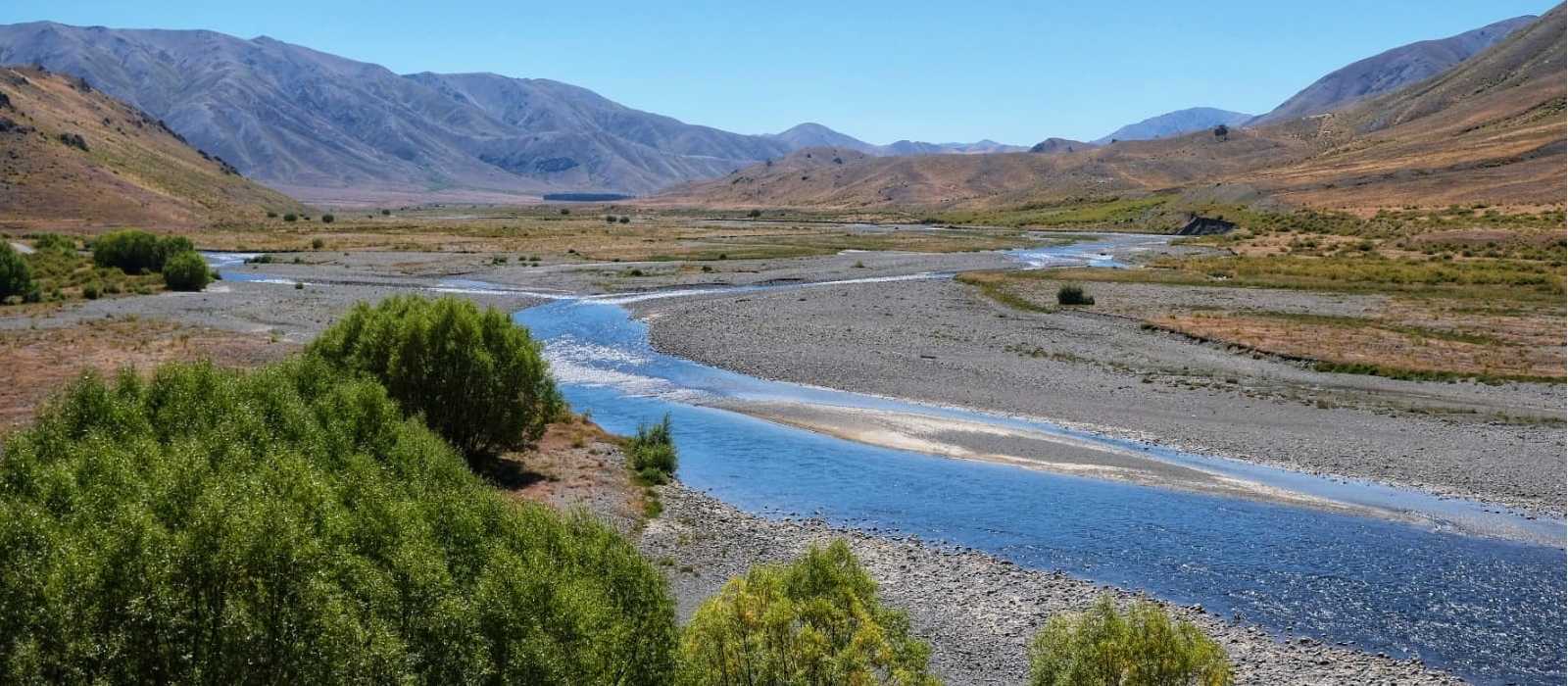 Views of the spectacular Acheron Valley as we cycle towards Hanmer Springs | Heather Gallagher