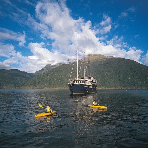 A night on Milford Sound is a highlight of the tour