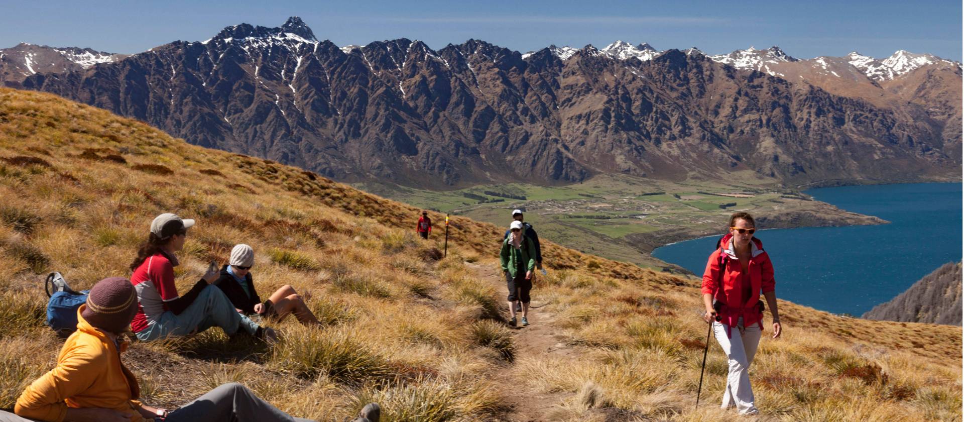 Top of Ben Lomond Saddle looking out over Lake Wakatipu | Colin Monteath