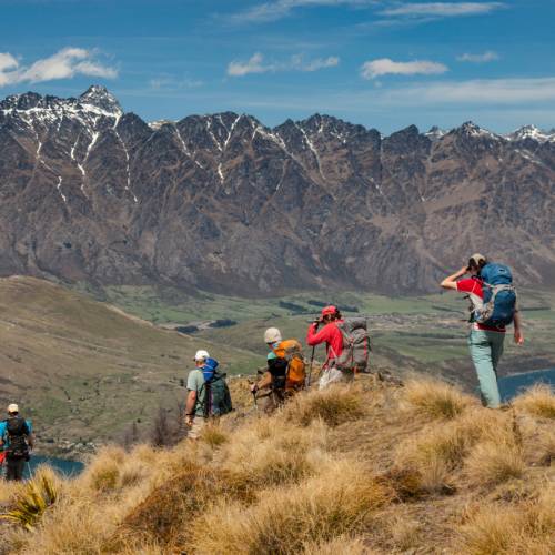 The Remarkables Mountain Range from Ben Lomond Summit